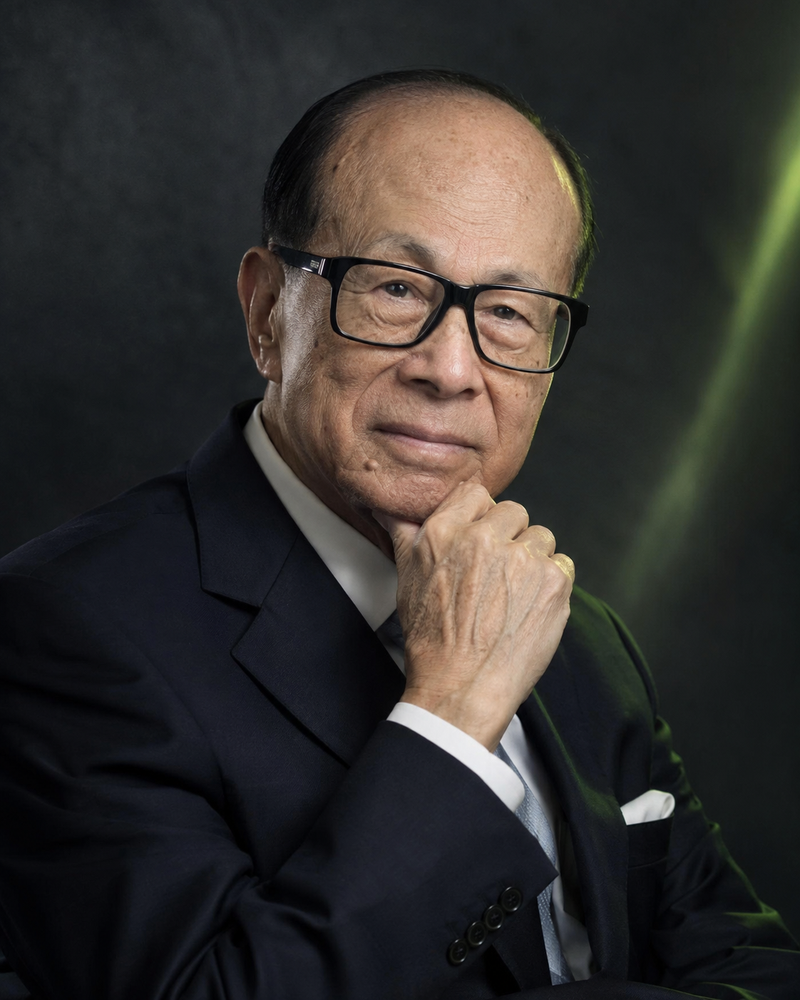 AI生成的李嘉诚肖像